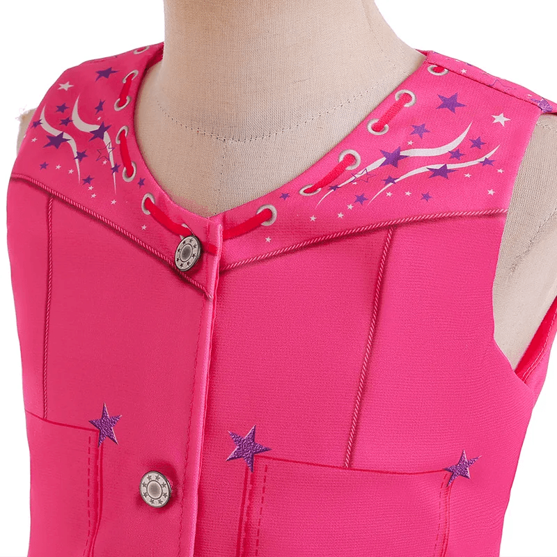 Fantasia da Barbie Infantil Cintura Alta Pink