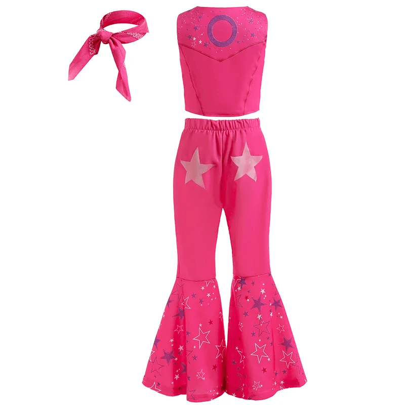 Fantasia da Barbie Infantil Cintura Alta Pink