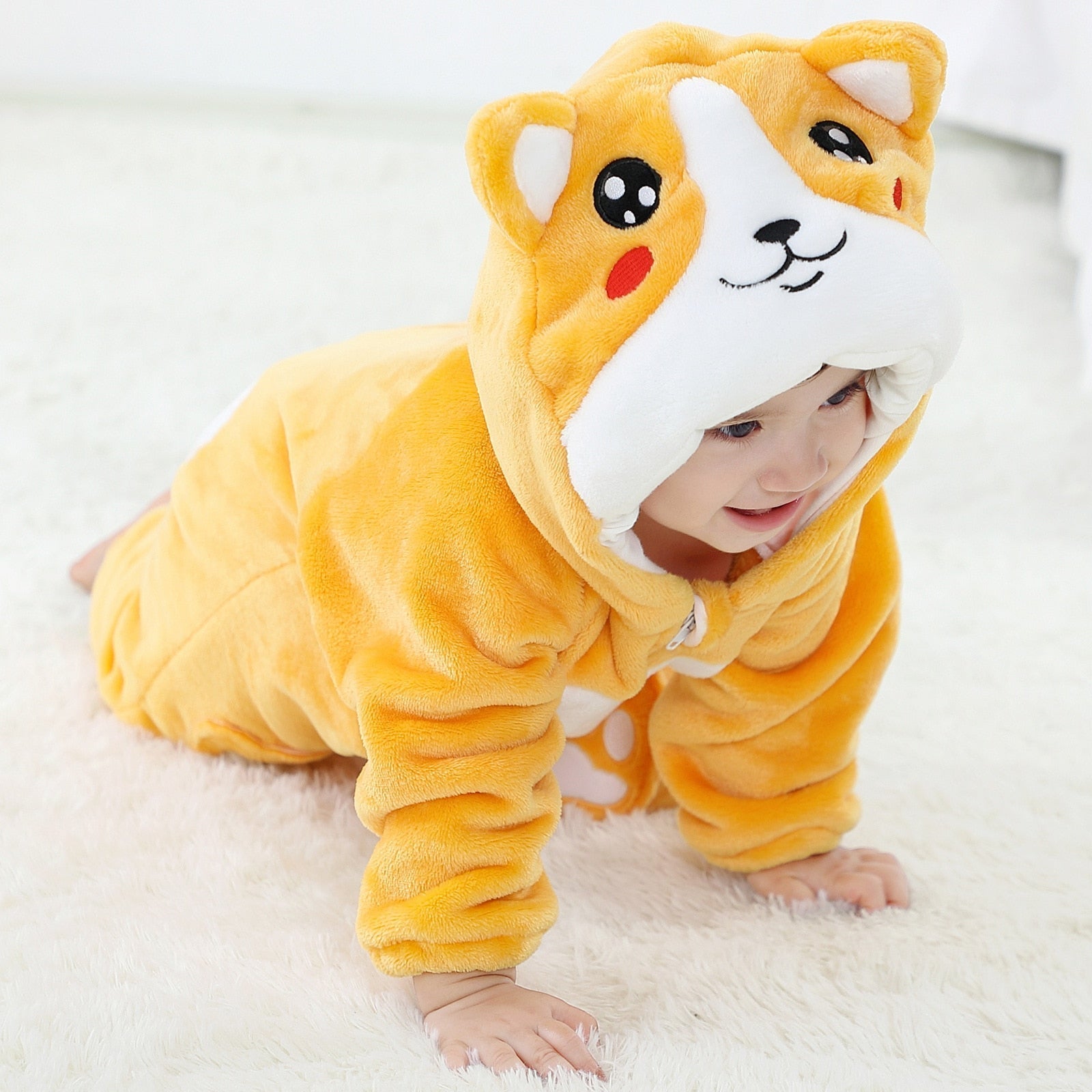 #3em1 Pijama, Macacão e Fantasia: Bichinhos de Pelúcia #Bebê #toddlers | Tam 3 meses até 4 anos