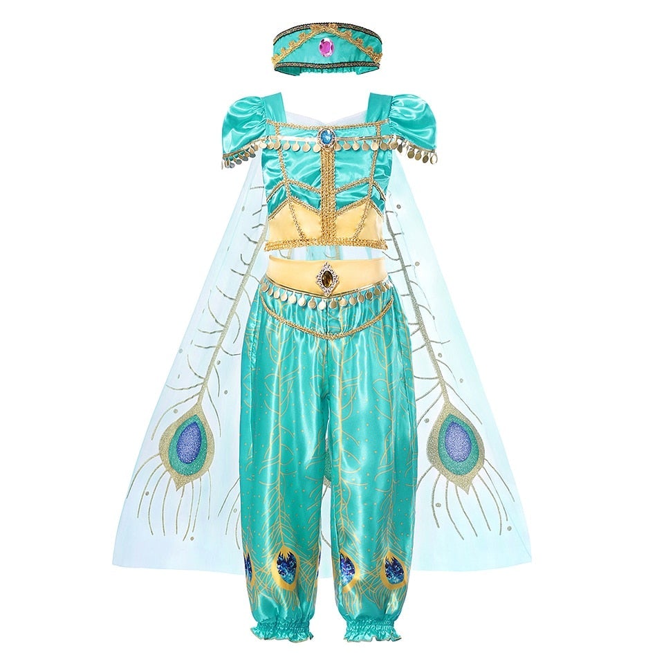 Fantasia Princesa Jasmine Luxo - (Aladdin)