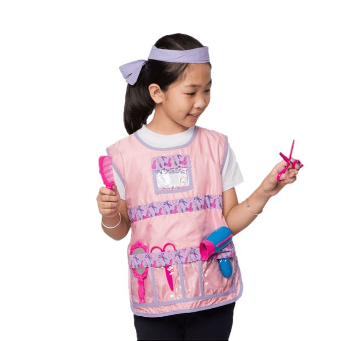 Fantasia Infantil Cabeleireira + Acessórios